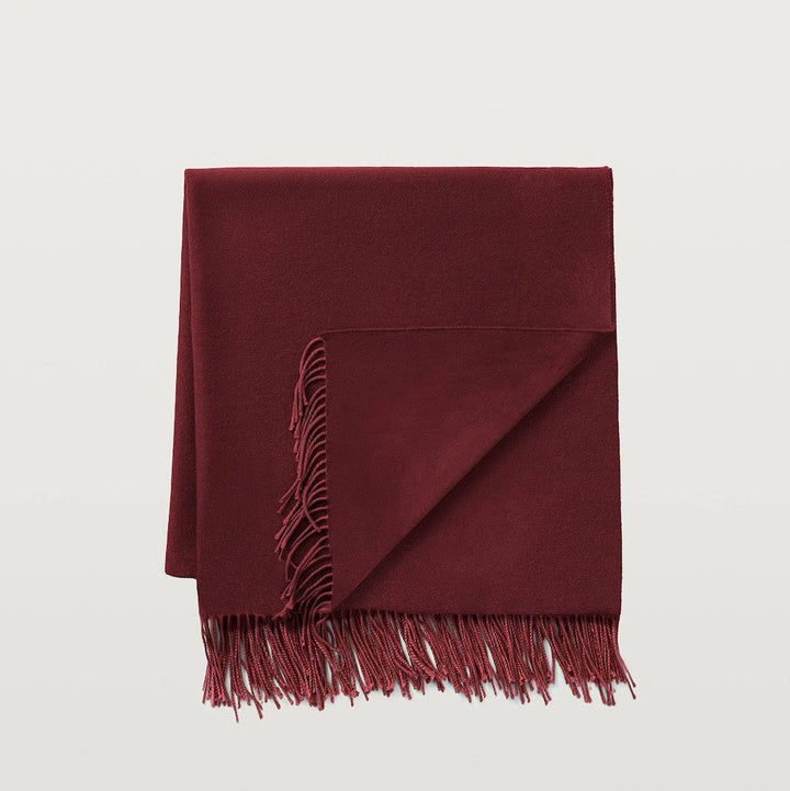 Carlotta Throw Claret