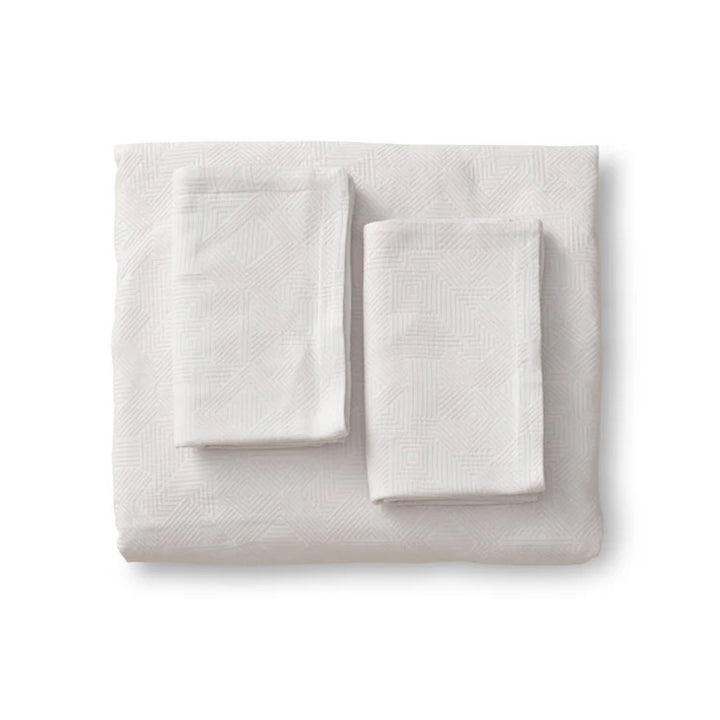 Sashiko Duvet Set Bone