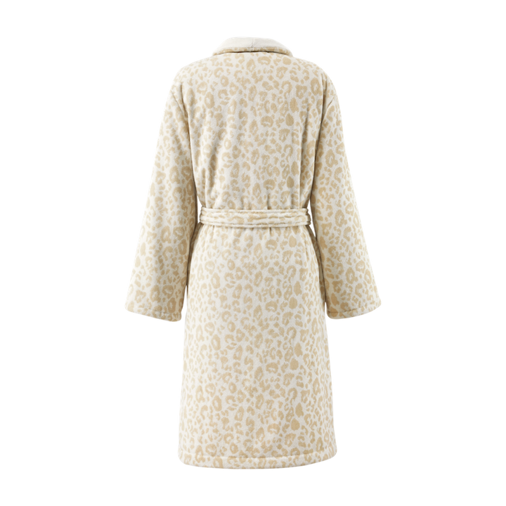 Leopard Shawl Collar Bathrobe