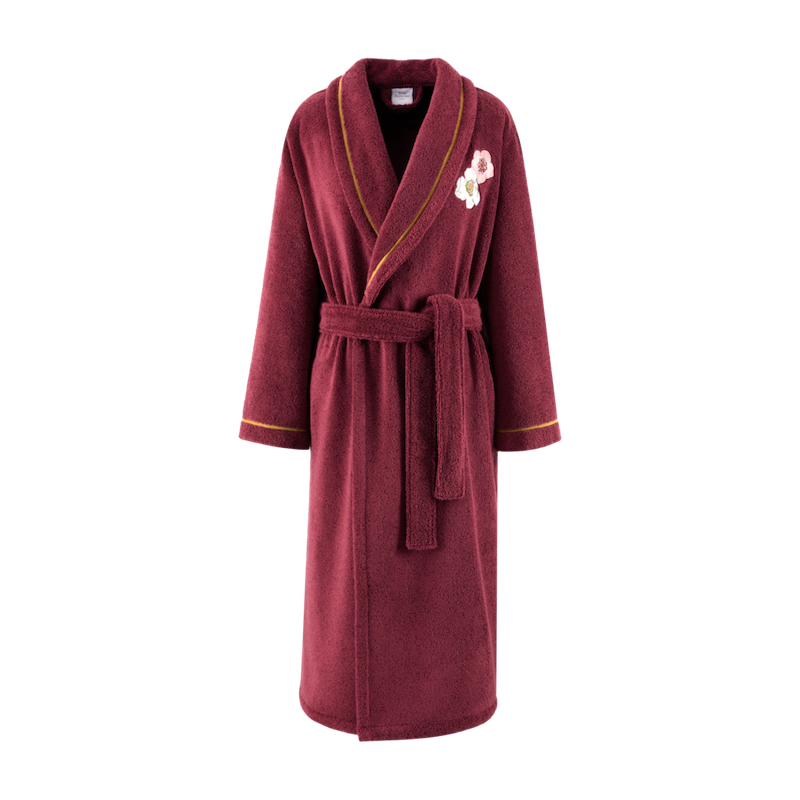 Corolles Shawl Collar Bathrobe