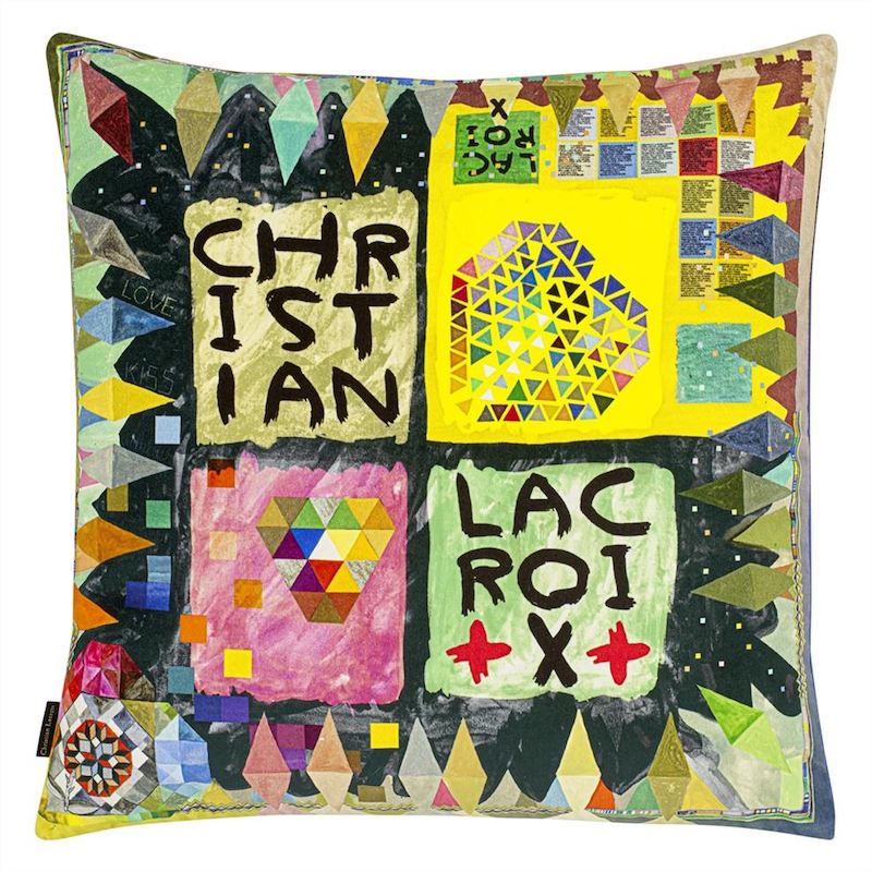 Arlecchino Wood Multicolore Pillow