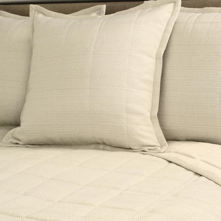 Texture White Coverlet Set