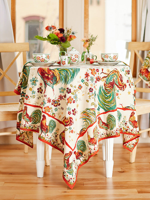 Rooster Tablecloth