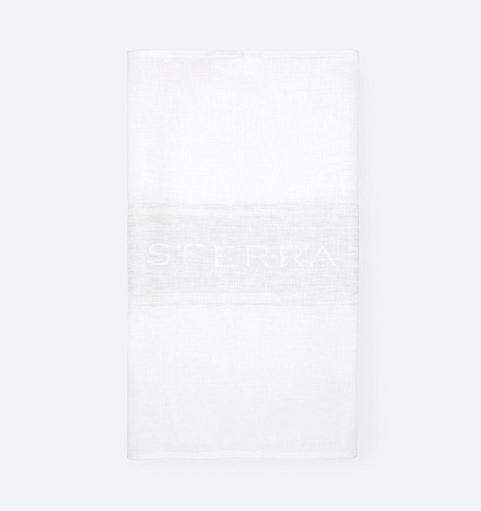 Parma Kitchen Towel White