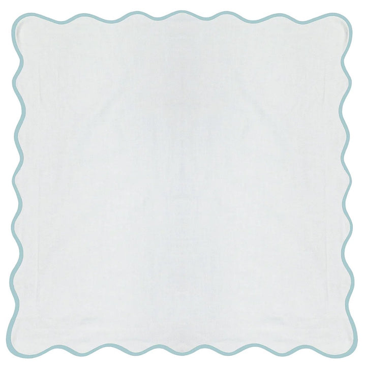 Scalloped Bedding Blue