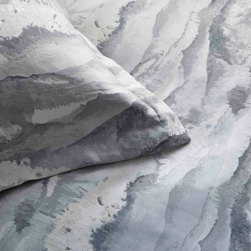 Tempest Duvet Set in Grey