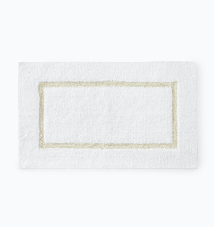 Lindo Bath Rug White/Bisque