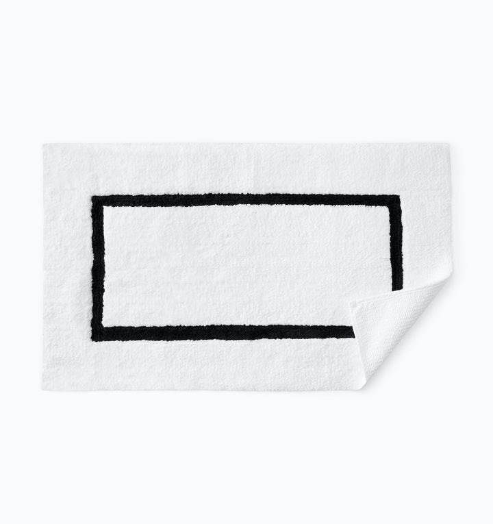 Lindo Bath Rug White/Black