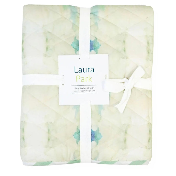 Coral Bay Pale Blue Baby Blanket