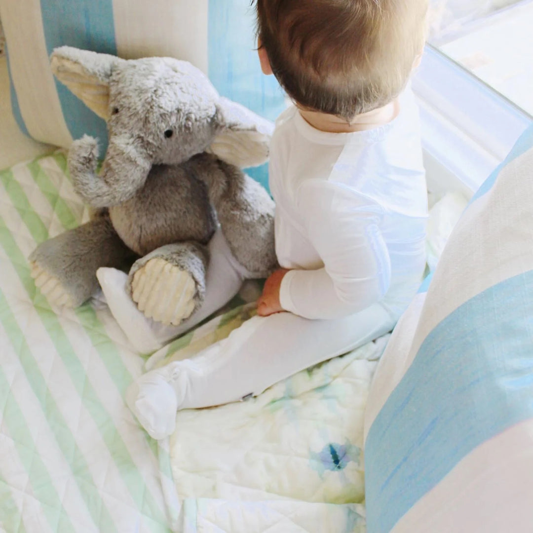 Coral Bay Pale Blue Baby Blanket