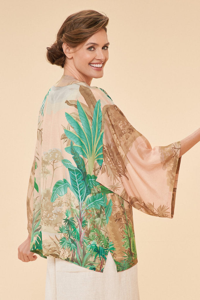 Oasis Kimono Jacket in Coconut