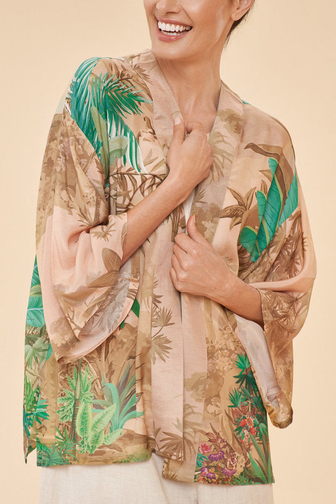 Oasis Kimono Jacket in Coconut