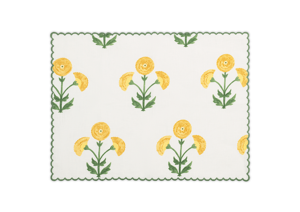 Matouk Gisele Table Linens Marigold