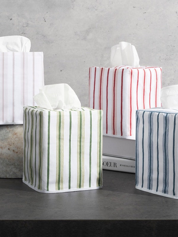 Matouk Schumacher Calypso Tissue Box Cover