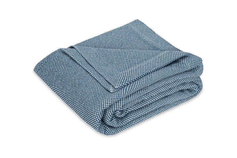 Matouk Jackson Coverlet in Pacific