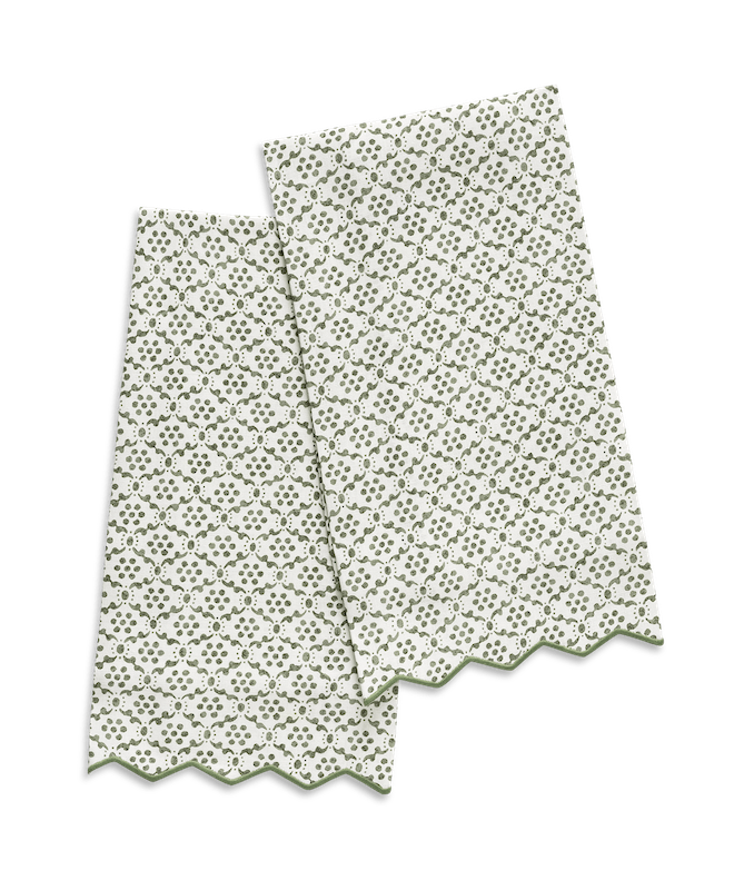 Matouk Laksha Guest Towels Clover