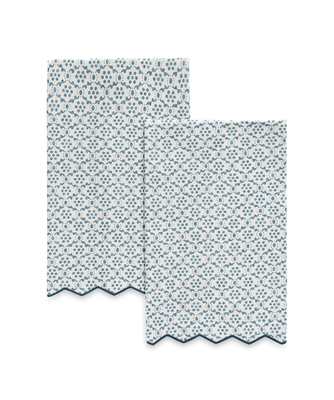 Matouk Laksha Guest Towels Lapis