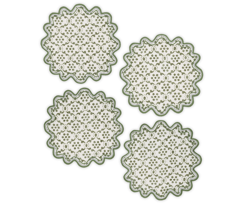 Matouk Laksha Table Linens Clover