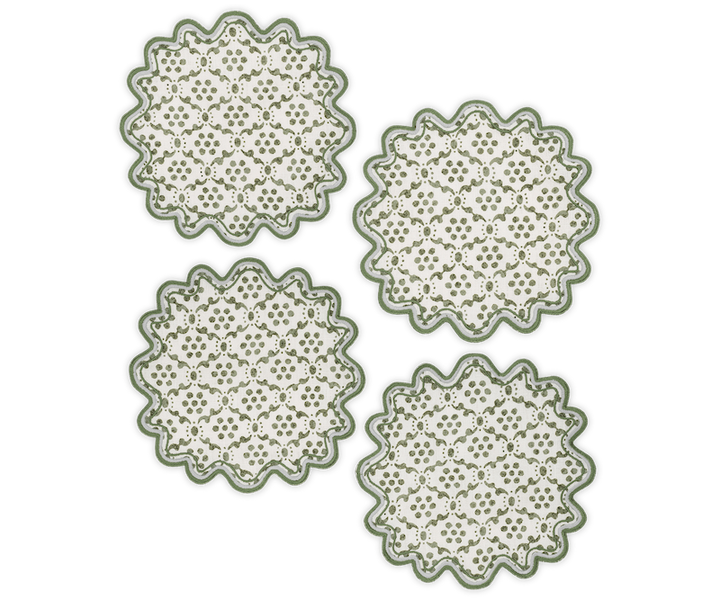 Matouk Laksha Table Linens Clover