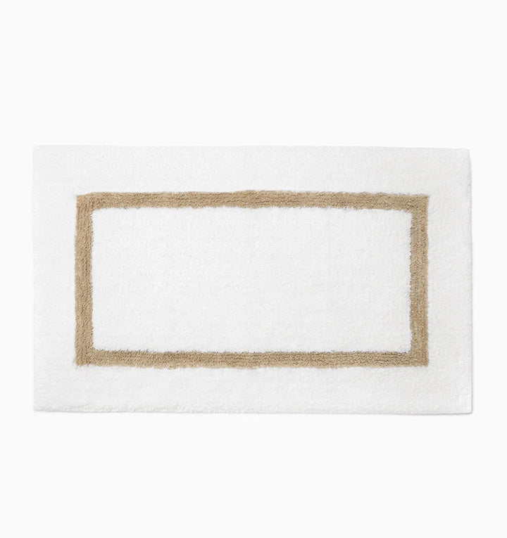 Lindo Bath Rug White/Sand