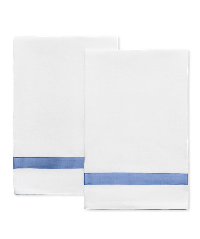 Matouk Lowell Guest Towels Azure