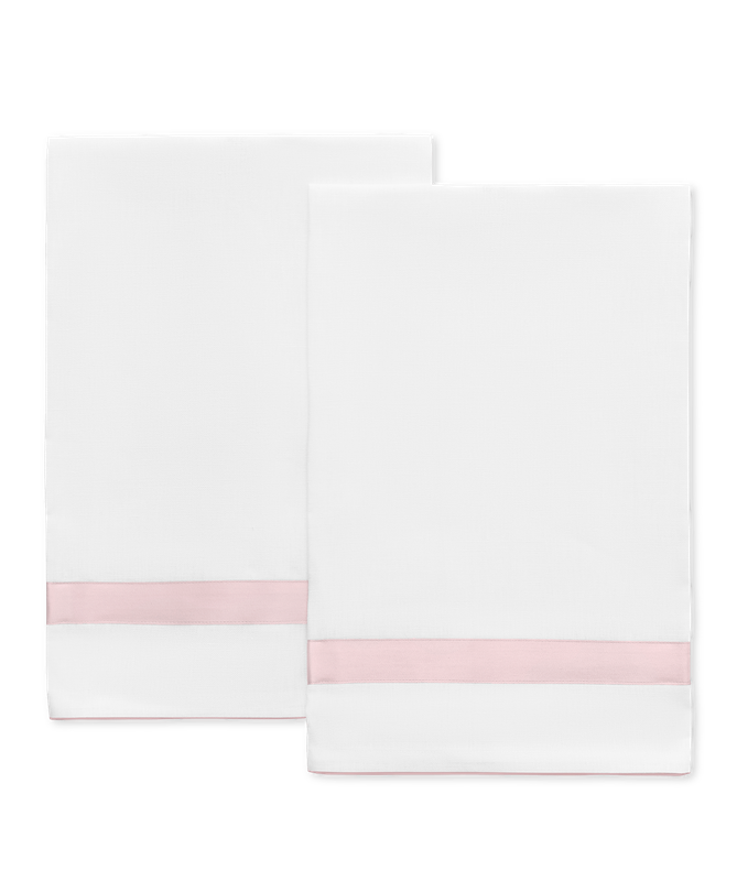 Matouk Lowell Guest Towels Pink