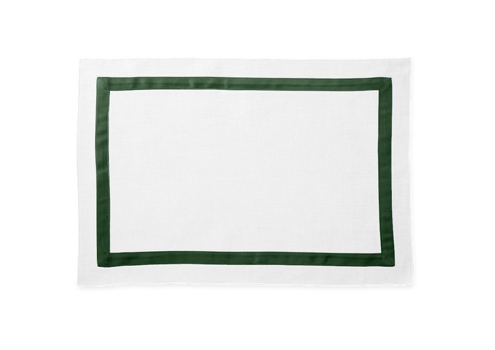 Matouk Lowell Table Linens Green