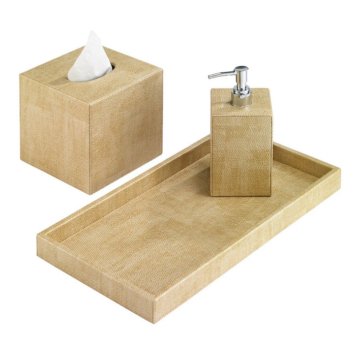 Luster Bath Accessories in Gold