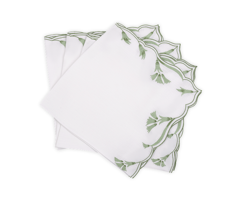 Matouk Marcella Table Linens Clover