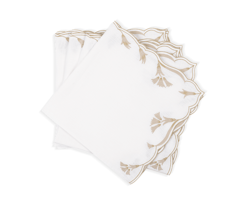 Matouk Marcella Table Linens Dune