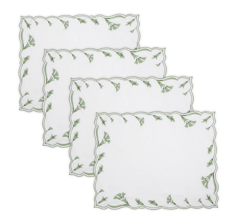 Matouk Marcella Table Linens Clover