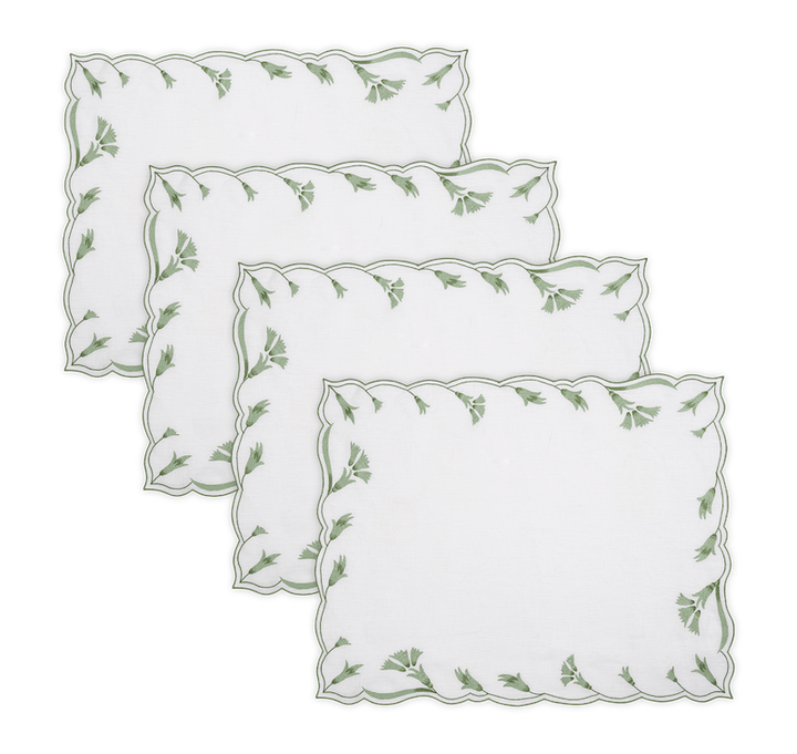 Matouk Marcella Table Linens Clover