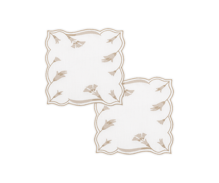 Matouk Marcella Table Linens Dune