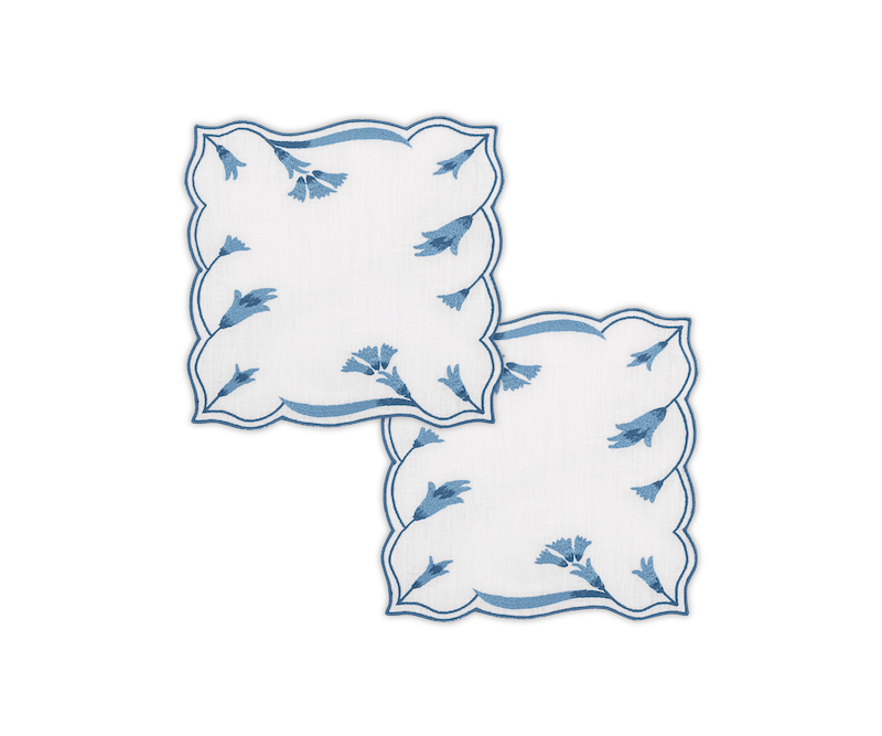 Matouk Marcella Table Linens Lapis