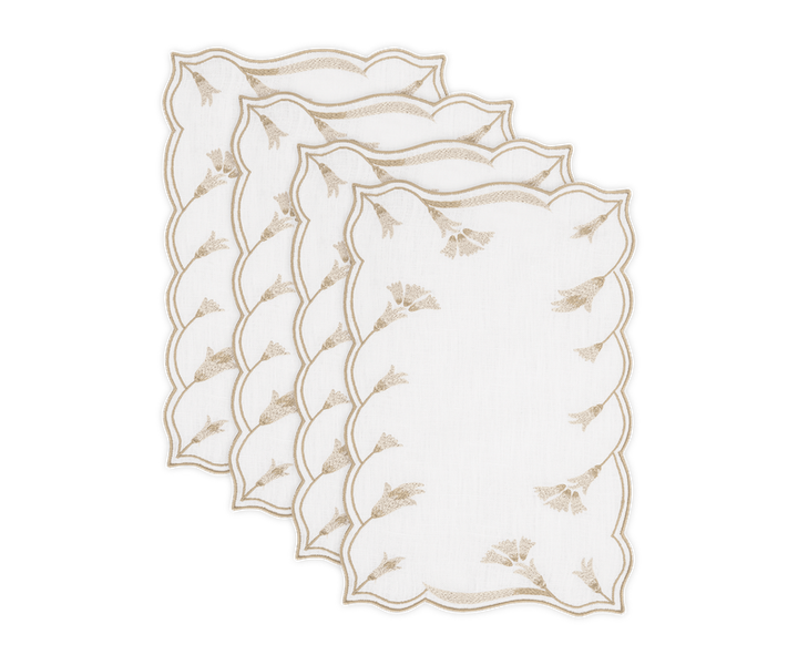 Matouk Marcella Table Linens Dune