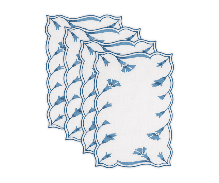 Matouk Marcella Table Linens Lapis