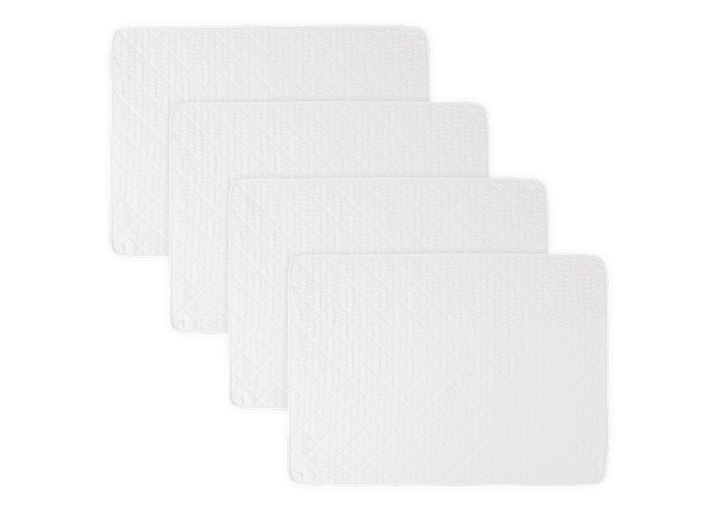 Matouk Matteo Table Linens White