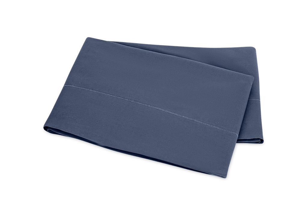 Matouk Milano Hemstitch Steel Blue