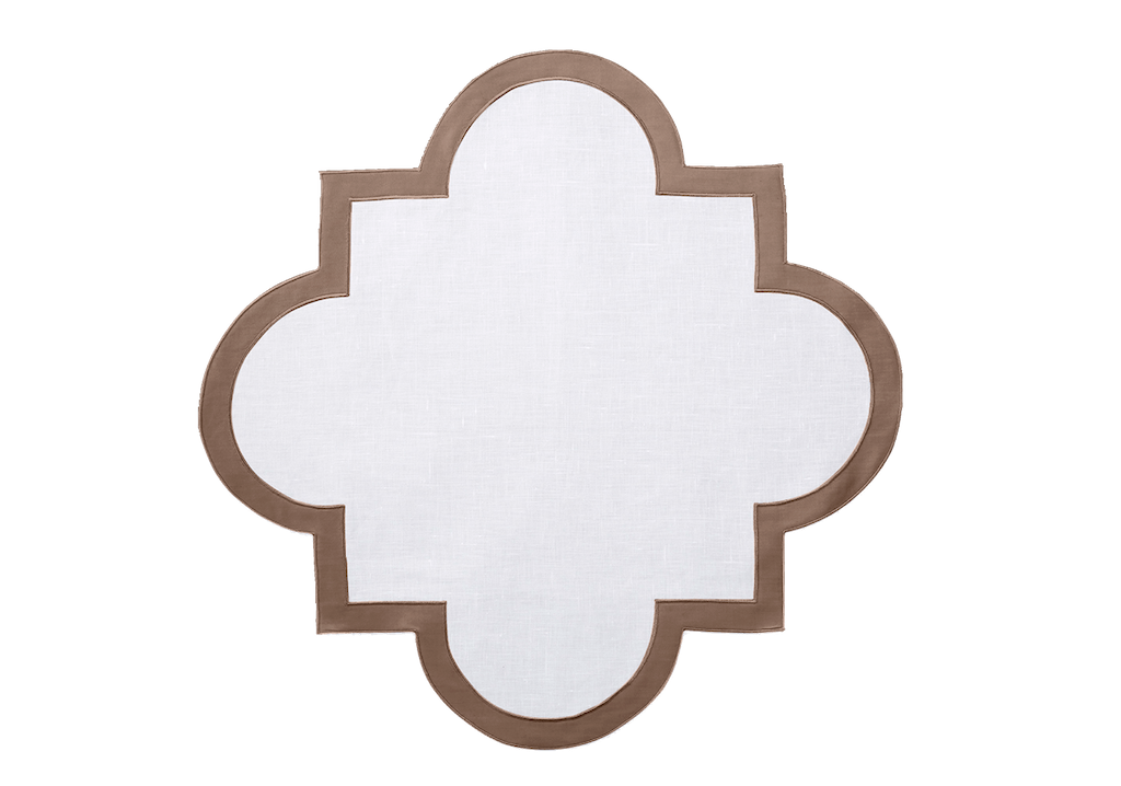 Matouk Mirasol Table Linens Mocha