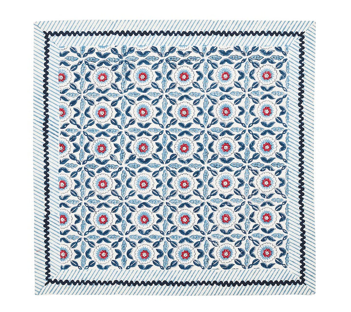 Majorelle Napkin in Red, White & Blue