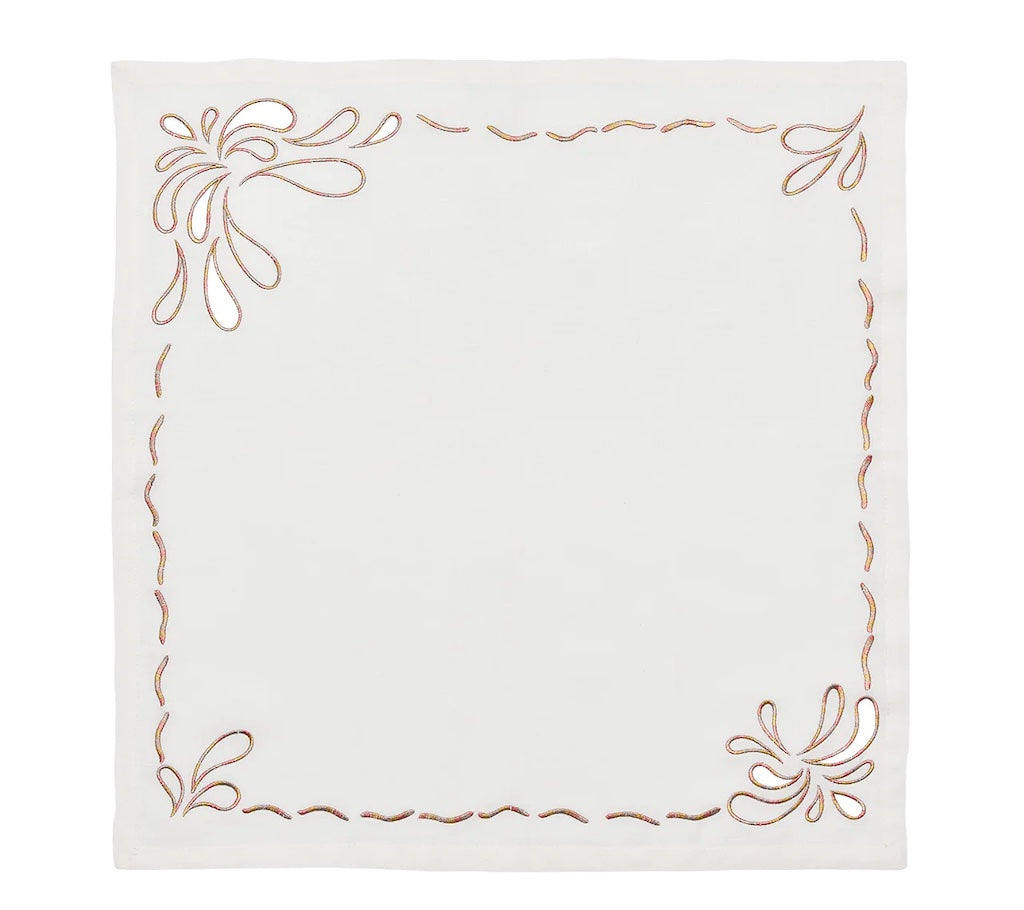 Fireworks Napkin in White & Multi
