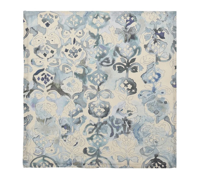 Giverny Napkin in Blue & Gray