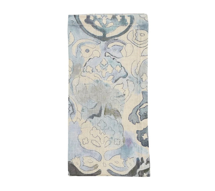 Giverny Napkin in Blue & Gray