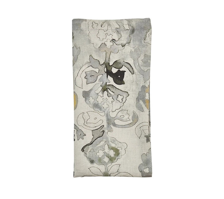Giverny Napkin in Natural & Gray