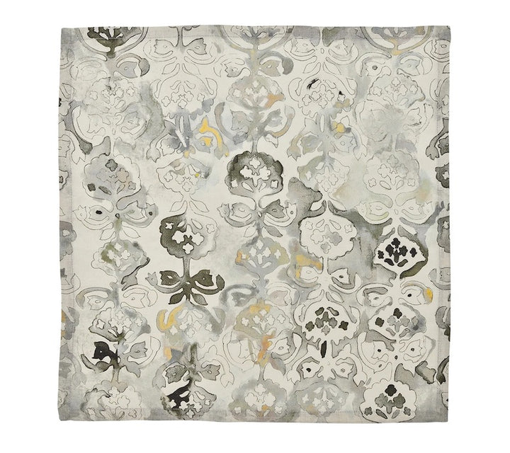 Giverny Napkin in Natural & Gray