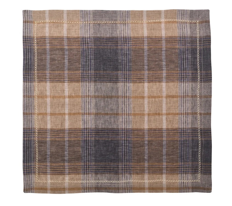 Henley Napkin in Brown & Multi