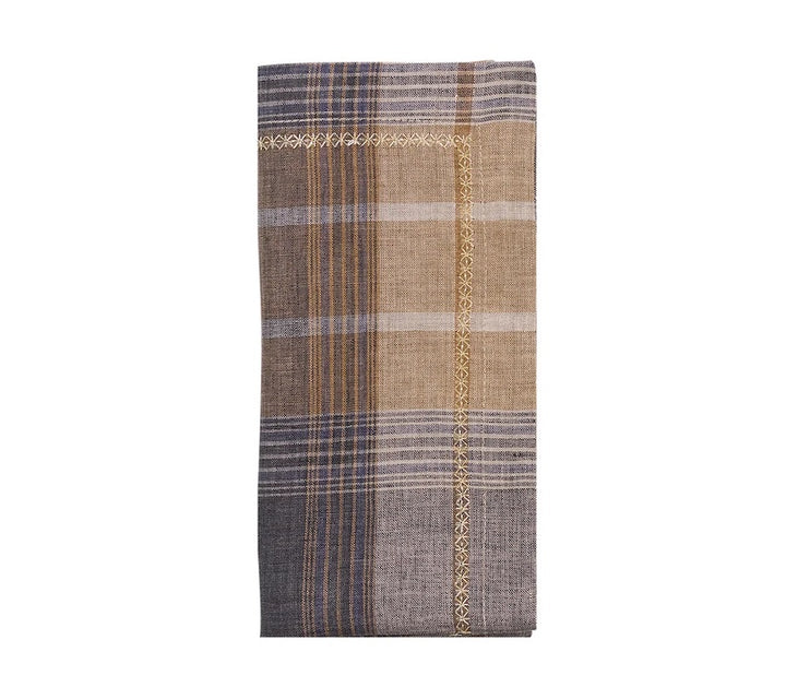 Henley Napkin in Brown & Multi