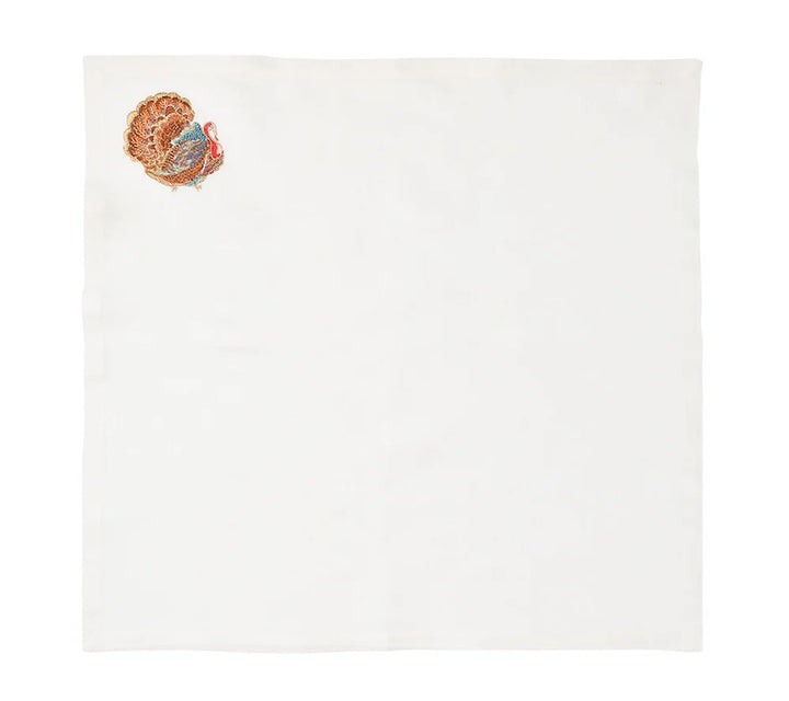 Gobble Napkin in White & Multi