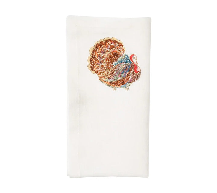 Gobble Napkin in White & Multi