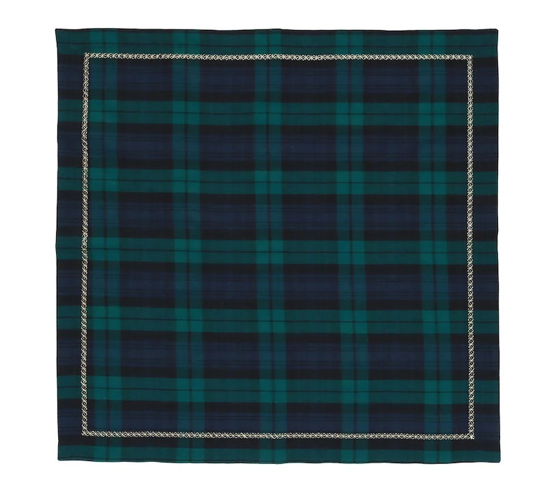 Watchplaid Napkin in Blue & Green